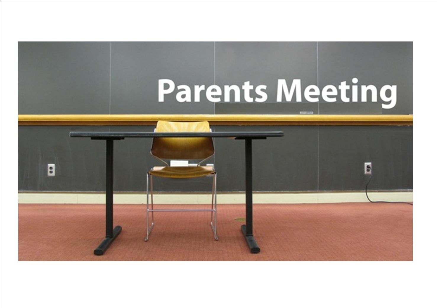 MARA Parent Meetings…